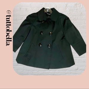 Ellen Tracy Short Black Swing Jacket Size Small